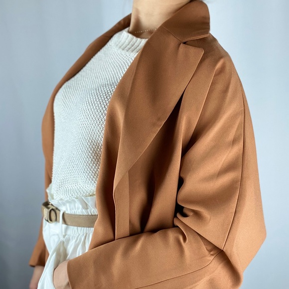 ASN tan trench coat small - Picture 8 of 10